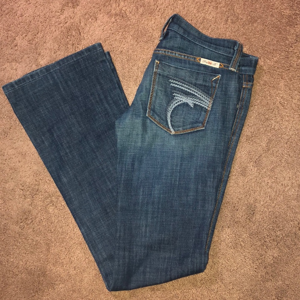 Frankie B. Ultra Low rise bootcut jeans